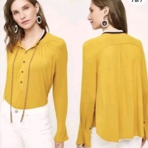 Anthropologie Gold Tunic